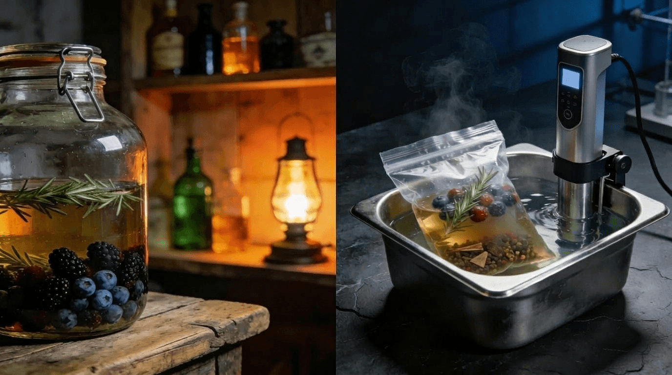 Как настаивать настойки: мацерация и су-вид (методы, температура и сроки)