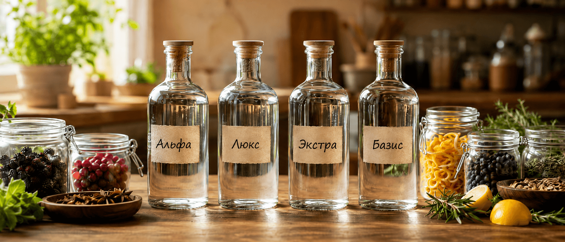Спирт Альфа, Люкс, Экстра, Базис: класс для настойки